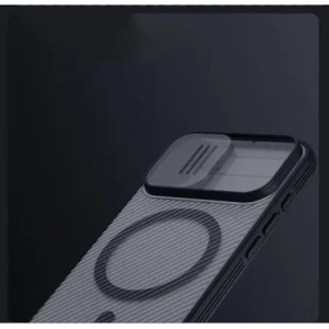 Etui Nillkin CamShield Pro Magnetic Case do Apple iPhone 17 półprzezroczyste czarne