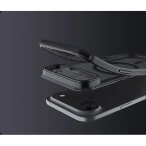 Etui Nillkin CamShield Pro Magnetic Case do Apple iPhone Air półprzezroczyste czarne