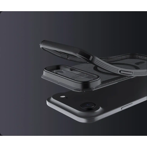 Etui Nillkin CamShield Pro Magnetic Case do Apple iPhone Air półprzezroczyste czarne
