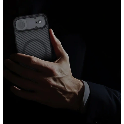 Etui Nillkin CamShield Pro Magnetic Case do Apple iPhone Air półprzezroczyste czarne