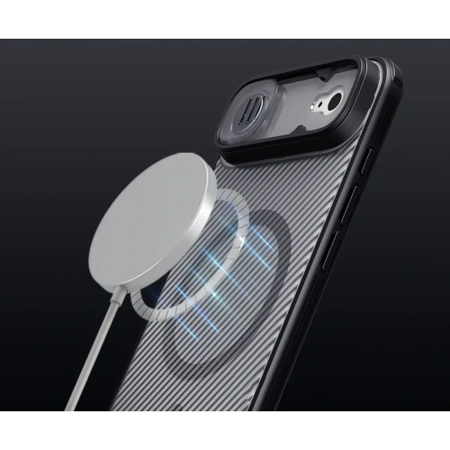 Etui Nillkin CamShield Pro Magnetic Case do Apple iPhone Air półprzezroczyste czarne