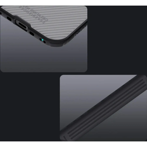 Etui Nillkin CamShield Pro Magnetic Case do Apple iPhone Air półprzezroczyste czarne