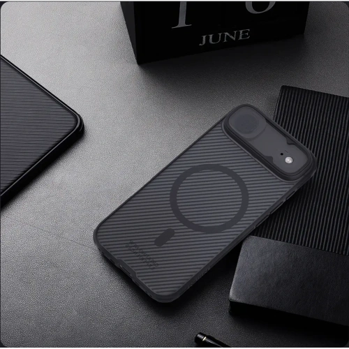 Etui Nillkin CamShield Pro Magnetic Case do Apple iPhone Air półprzezroczyste czarne