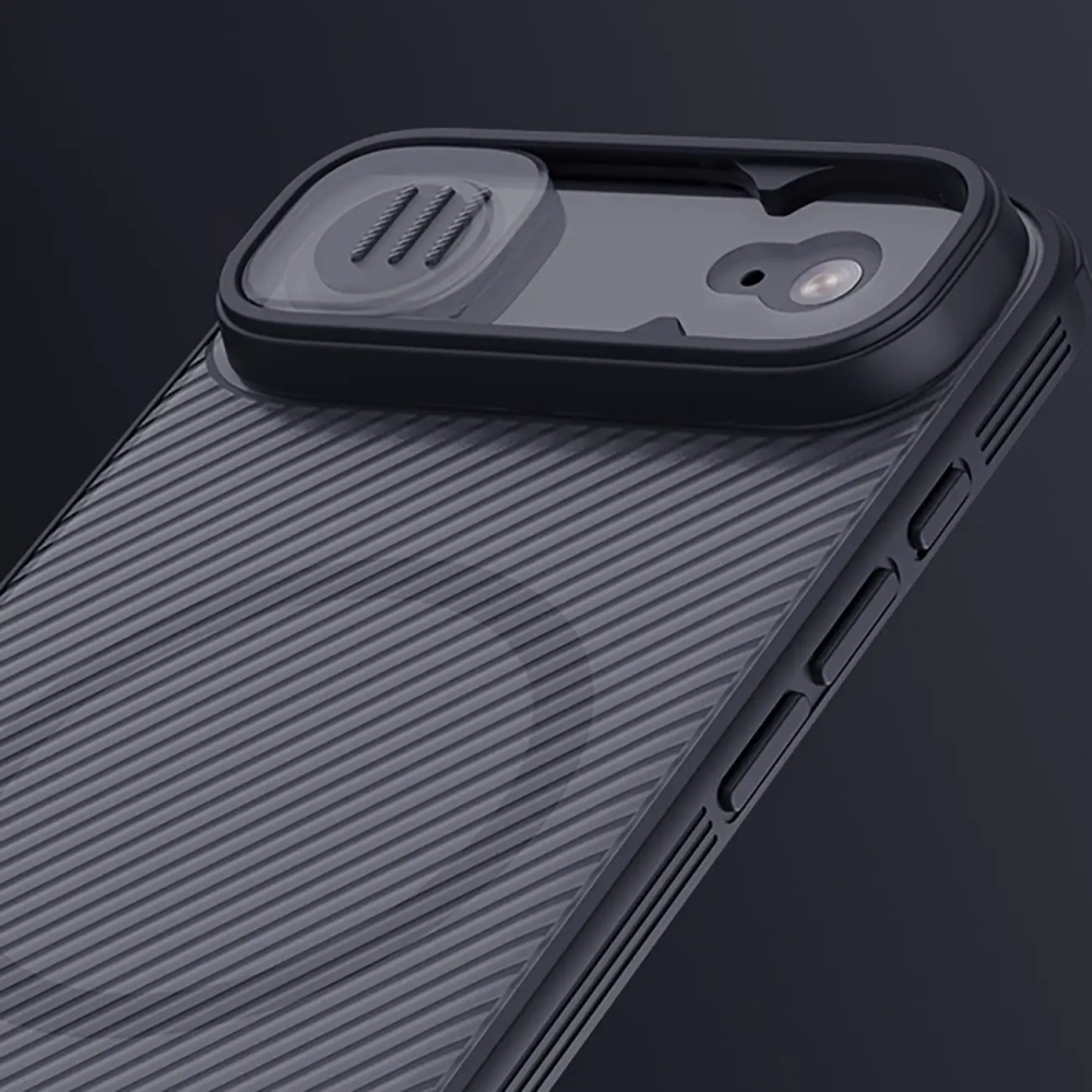 Etui Nillkin CamShield Pro Magnetic Case do Apple iPhone Air półprzezroczyste czarne