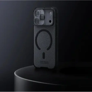 Etui Nillkin CamShield Pro Magnetic Case do Apple iPhone 17 Pro Max półprzezroczyste czarne