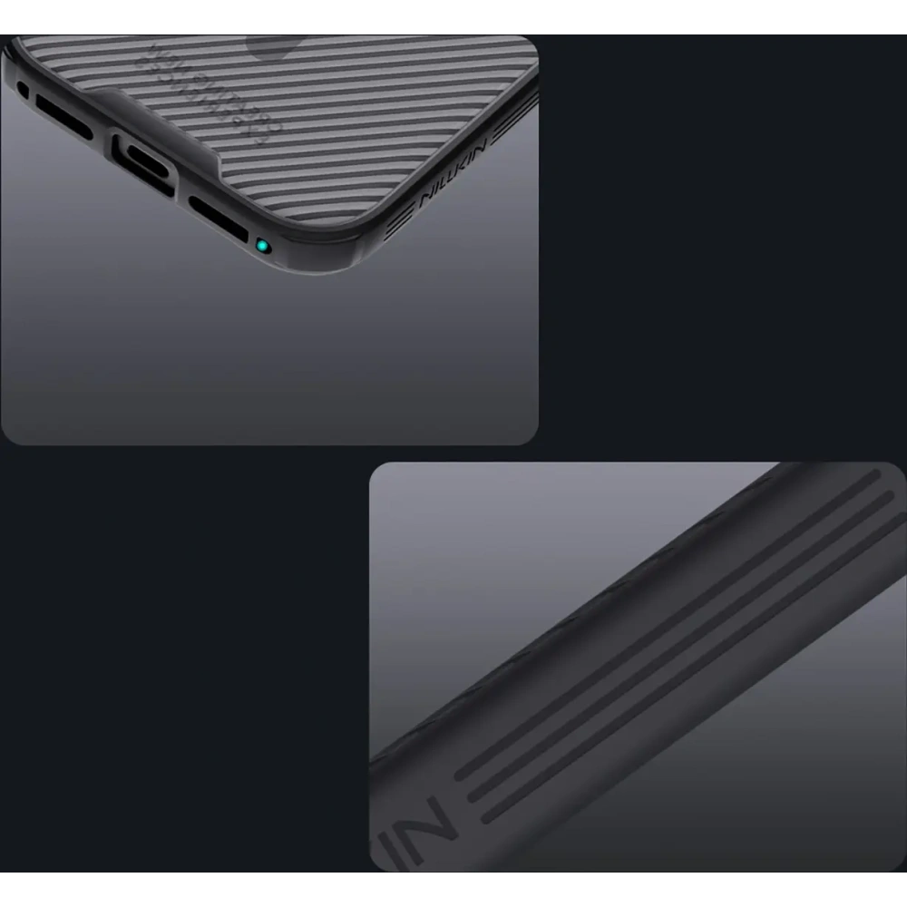 Etui Nillkin CamShield Pro Magnetic Case do Apple iPhone 17 Pro Max półprzezroczyste czarne