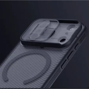 Etui Nillkin CamShield Pro Magnetic Case do Apple iPhone 17 Pro Max półprzezroczyste czarne
