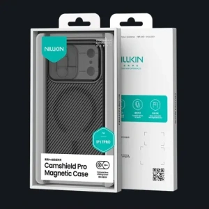 Etui Nillkin CamShield Pro Magnetic Case do Apple iPhone 17 Pro Max półprzezroczyste czarne