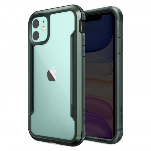 Hurtownia X-Doria - 6950941485531 - XDR044GRN - Etui aluminiowe X-Doria Defense Shield Apple iPhone 11 (Drop test 3m) (Midnight Green) - B2B homescreen