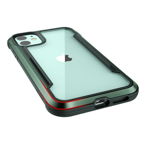 Etui aluminiowe X-Doria Defense Shield Apple iPhone 11 (Drop test 3m) (Midnight Green)