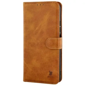 Etui z klapką Bizon Case Pocket do Xiaomi Redmi 15C 4G / 5G / Poco C85 173mm brązowe