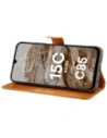 Etui z klapką Bizon Case Pocket do Xiaomi Redmi 15C 4G / 5G / Poco C85 173mm brązowe
