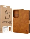Etui z klapką Bizon Case Pocket do Xiaomi Redmi 15C 4G / 5G / Poco C85 173mm brązowe