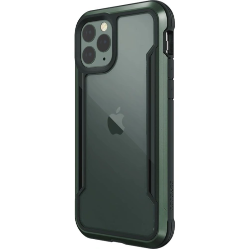 Etui aluminiowe X-Doria Defense Shield Apple iPhone 11 Pro Max (Drop test 3m) (Midnight Green)
