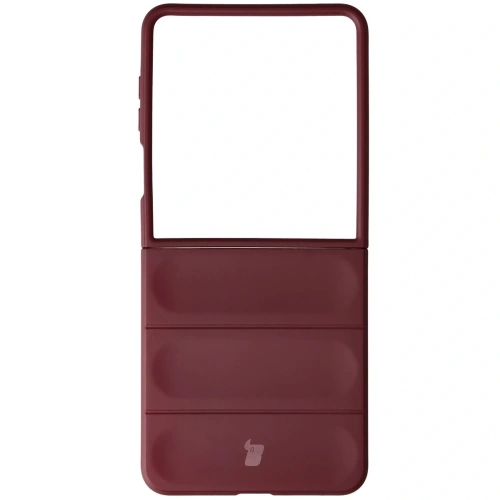 Pancerne etui Bizon Case Tur do Samsung Galaxy Z Flip7 burgundowe