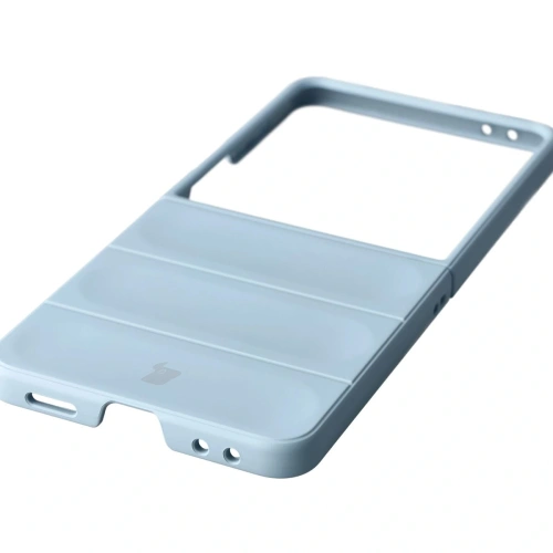 Pancerne etui Bizon Case Tur do Samsung Galaxy Z Flip7 błękitne