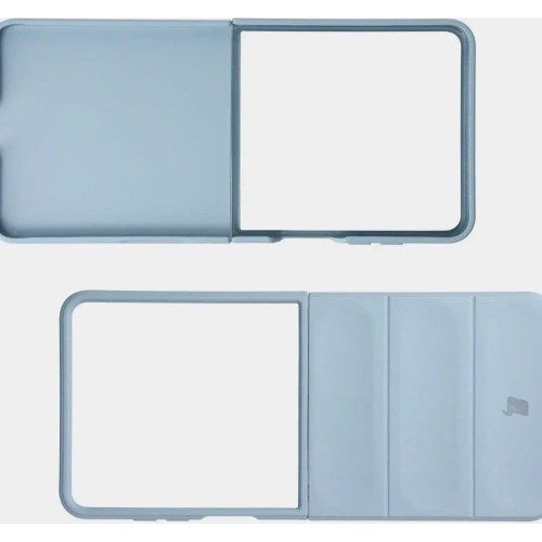 Pancerne etui Bizon Case Tur do Samsung Galaxy Z Flip7 błękitne