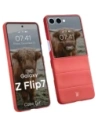 Pancerne etui Bizon Case Tur do Samsung Galaxy Z Flip7 czerwone
