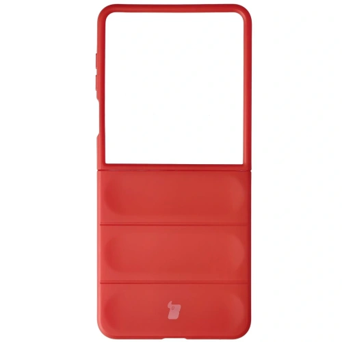Pancerne etui Bizon Case Tur do Samsung Galaxy Z Flip7 czerwone