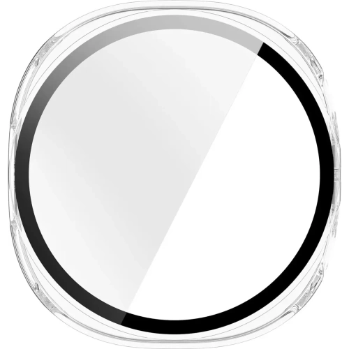 Etui ze szkłem do zegarka Bizon Case+Glass Watch do Samsung Samsung Galaxy Watch 8 44mm przeźroczyste