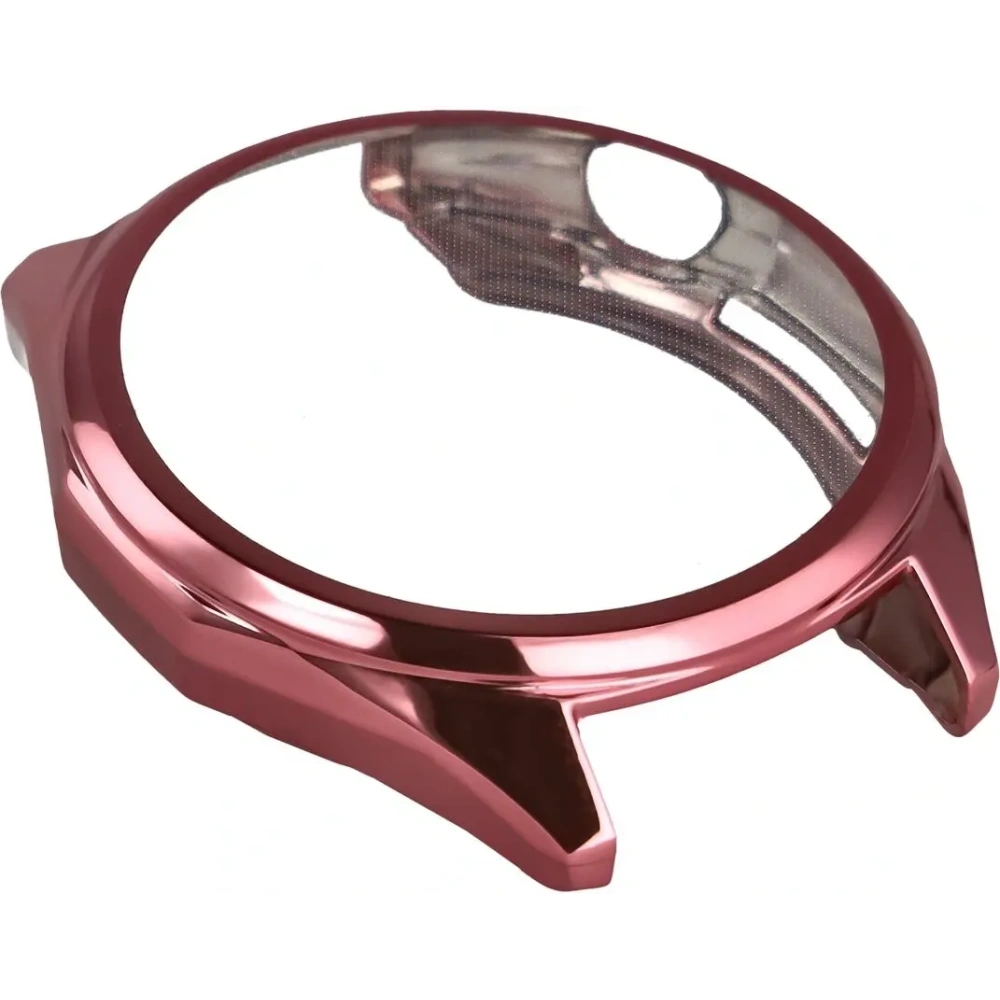 Etui z osłoną ekranu Bizon Case Watch Felipe do Huawei Watch GT6 46 mm różowe