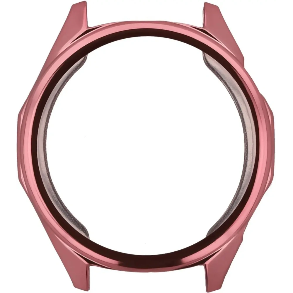 Etui z osłoną ekranu Bizon Case Watch Felipe do Huawei Watch GT6 46 mm różowe