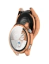 Etui z osłoną ekranu Bizon Case Watch Felipe do Huawei Watch GT6 46 mm różowozłote