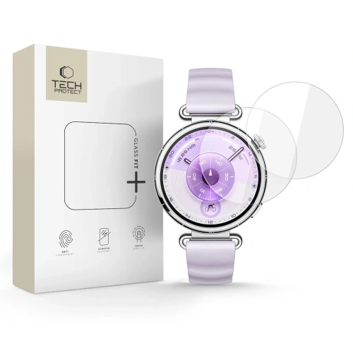 Szkło hartowane Tech-Protect Glass Fit+ do Huawei Watch GT 6 41mm Clear [2 PACK]