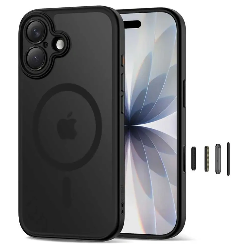 Etui Tech-Protect Magpeak MagSafe CC do Apple iPhone 17 Matte Black