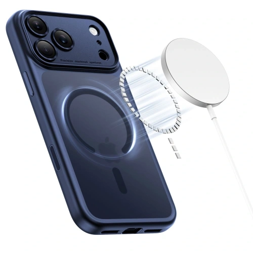 Etui Tech-Protect Magpeak MagSafe CC do Apple iPhone 17 Pro Matte Deep Blue
