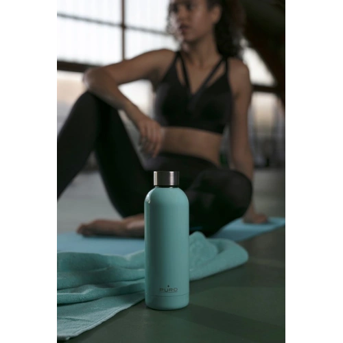 Butelka termiczna ze stali nierdzewnej Puro Hot&Cold 350ml (Light Blue)