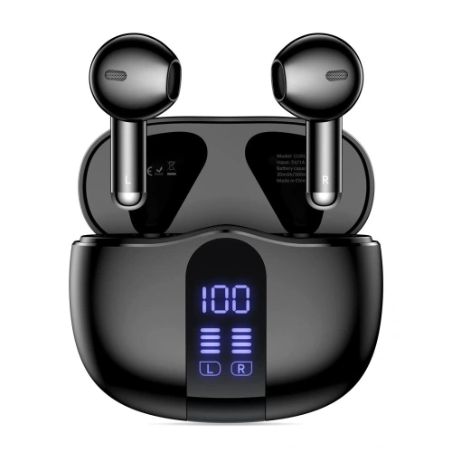 Bezprzewodowe słuchawki douszne Tech-Protect Ultraboost TWS Earphone Core G2 Balck