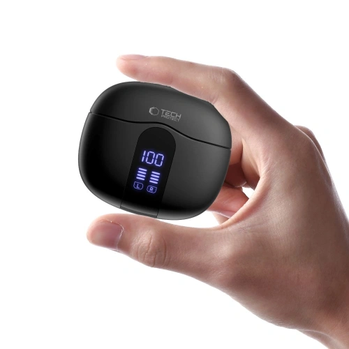 Bezprzewodowe słuchawki douszne Tech-Protect Ultraboost TWS Earphone Core G2 Balck