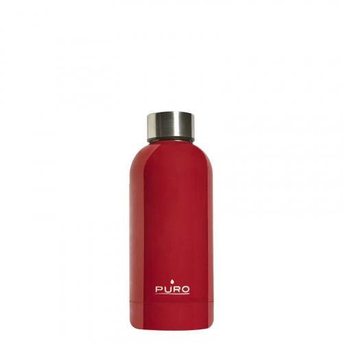 Puro Distributor - 8033830284441 - PUR179RED - Puro Hot&Cold Thermal Stainless Steel Water Bottle 350ml (Red) - B2B homescreen