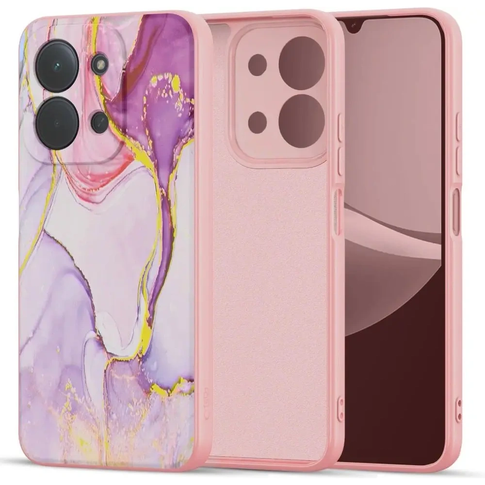 Etui Tech-Protect Icon do Xiaomi Redmi 15c 171mm Marble