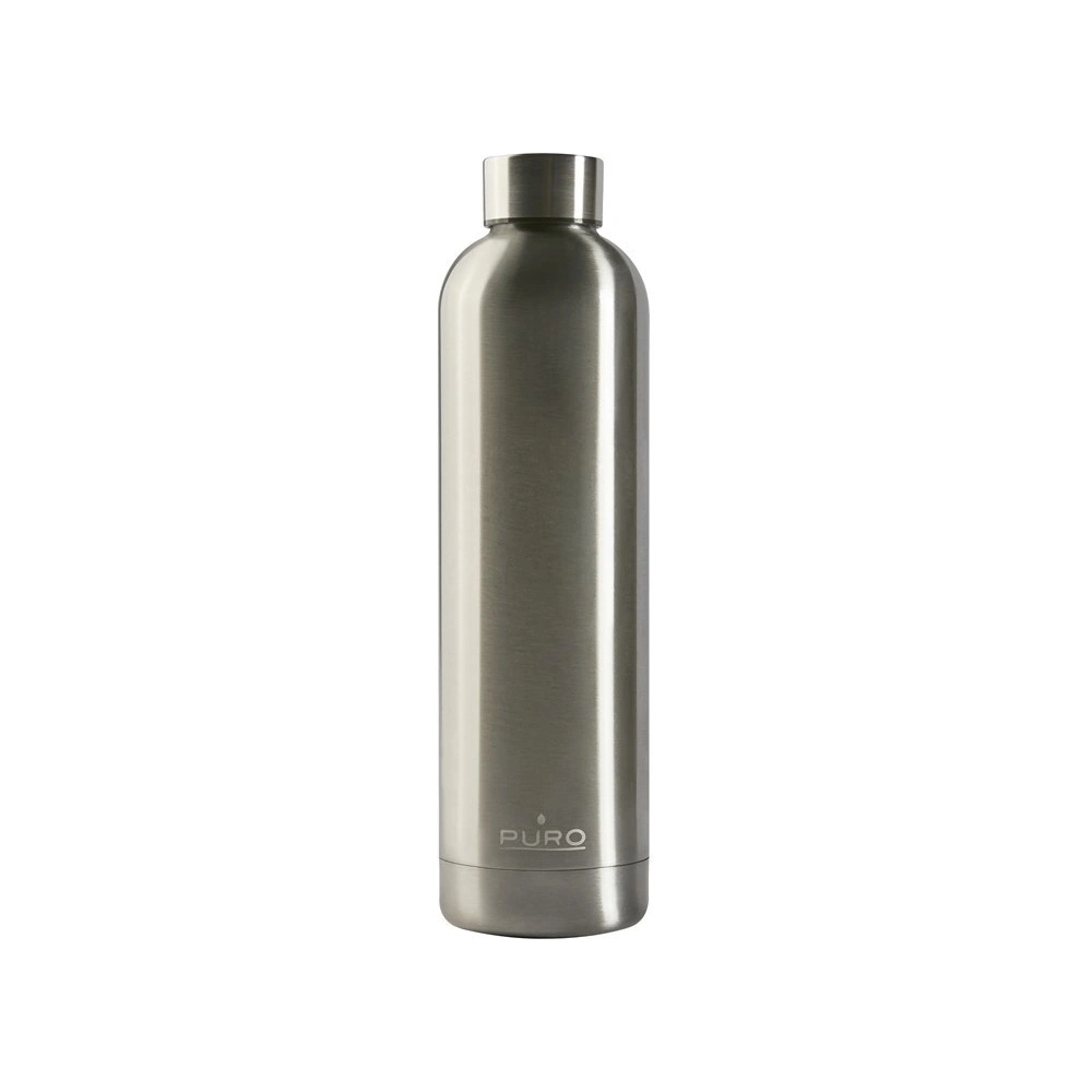 Hurtownia GSM - Termo láhev z nerezové oceli Puro Hot&Cold 1000ml (Metalická stříbrná) - PUR181SLV - {ean13} - Hurt