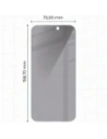 Prywatyzujące szkło hartowane Bizon Glass Clear Shadow do Apple iPhone 17 Pro Max przyciemniane