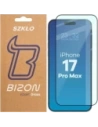 Szkło hartowane Bizon Glass Edge 2 do Apple iPhone 17 Pro Max czarna ramka