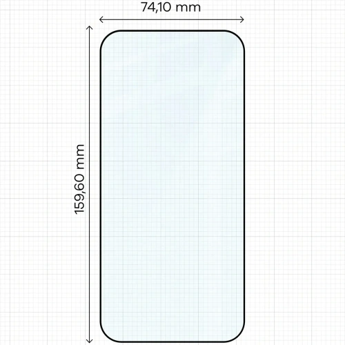 Szkło hartowane Bizon Glass Edge 2 do Apple iPhone 17 Pro Max czarna ramka
