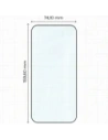 Szkło hartowane Bizon Glass Edge 2 do Apple iPhone 17 Pro Max czarna ramka