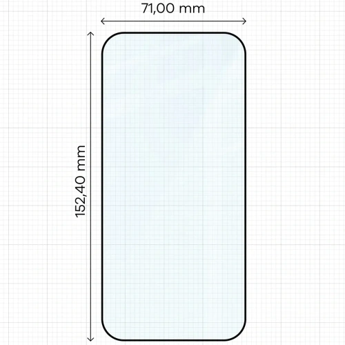 Szkło hartowane Bizon Glass Edge 2 do Apple iPhone Air czarna ramka