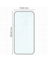 Szkło hartowane Bizon Glass Edge 2 do Apple iPhone Air czarna ramka