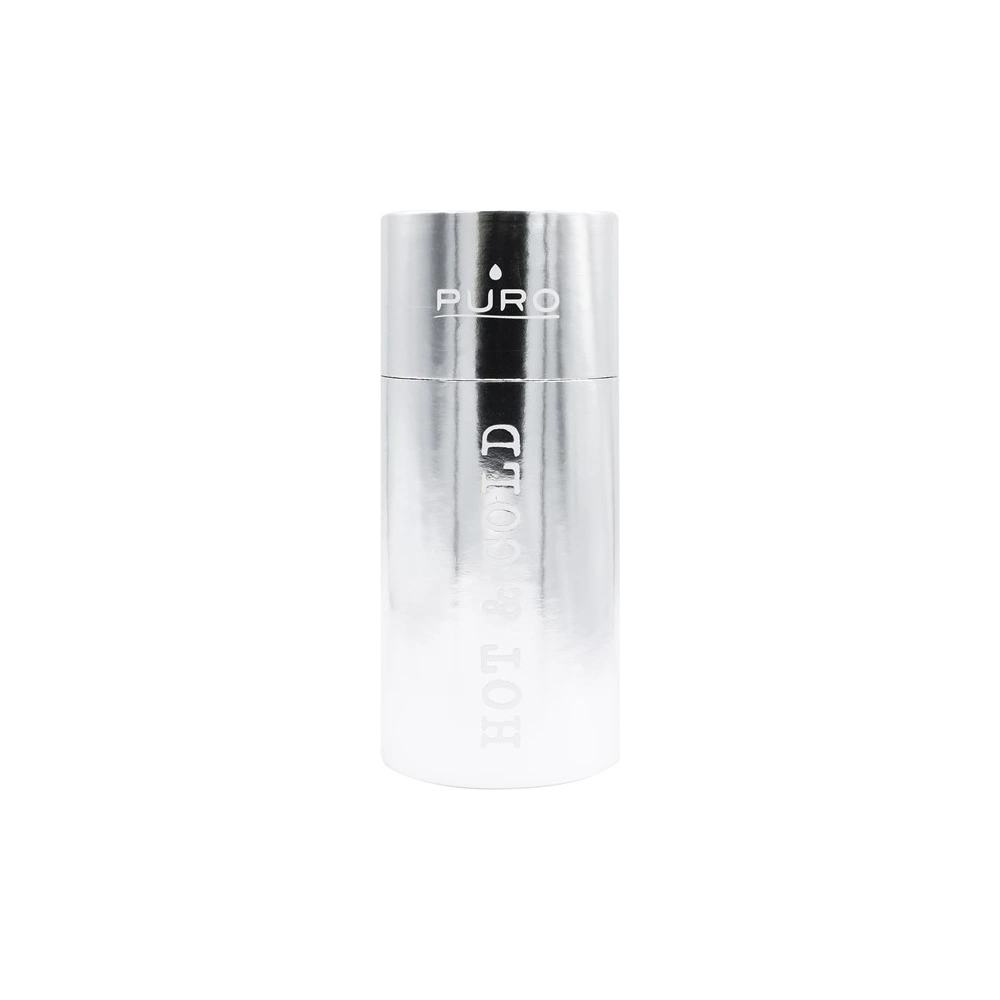 Wholesale Puro Hot&Cold Thermal Stainless Steel Water Bottle 350ml (Metallic Silver) - PUR182SLV - {ean13} - Hurt