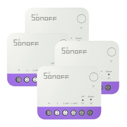 Inteligentny mini przełącznik do rolet WiFi Sonoff MINI-RBS [4 PACK]