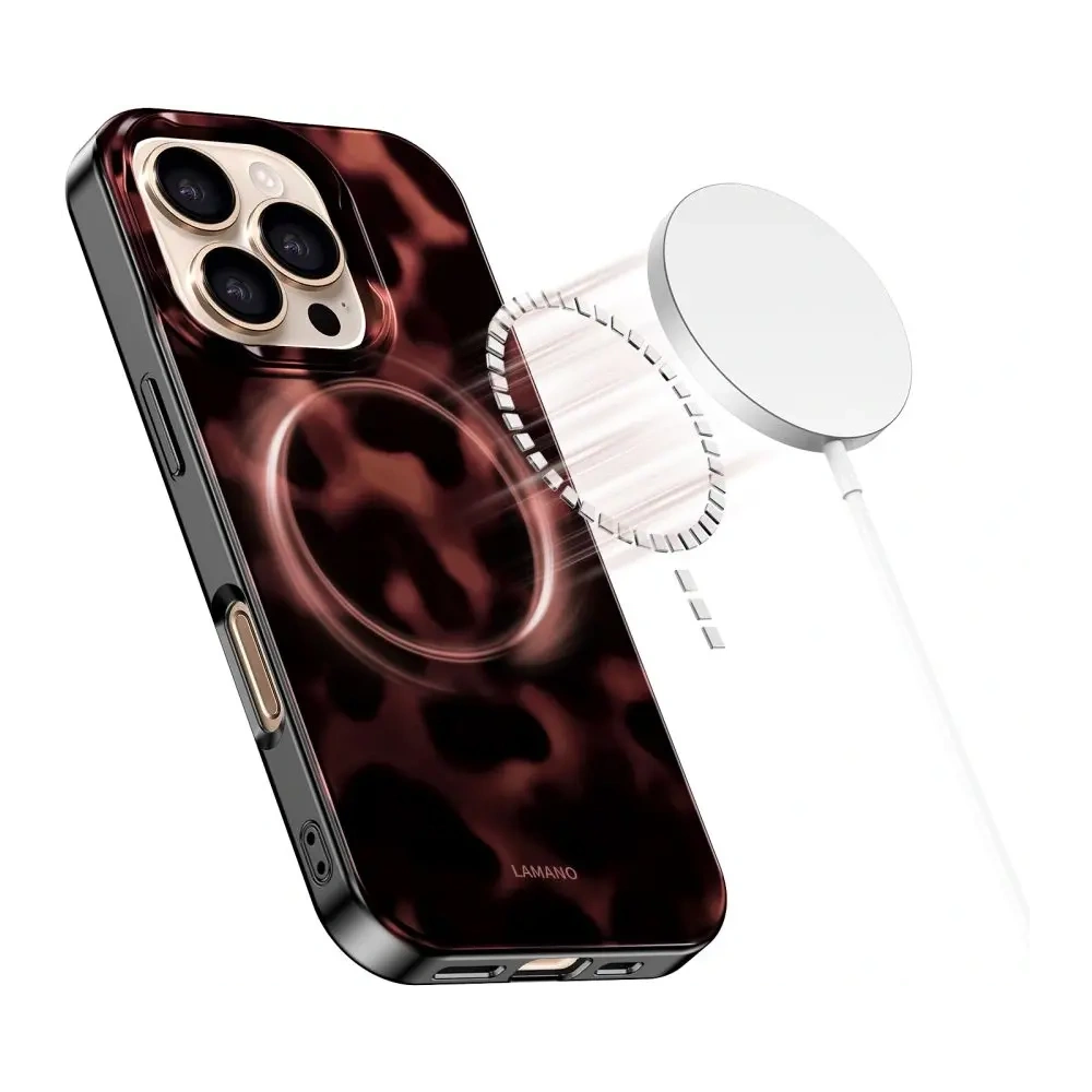 Etui Tech-Protect Lamano MagSafe do Apple iPhone 16 Pro Max Panther