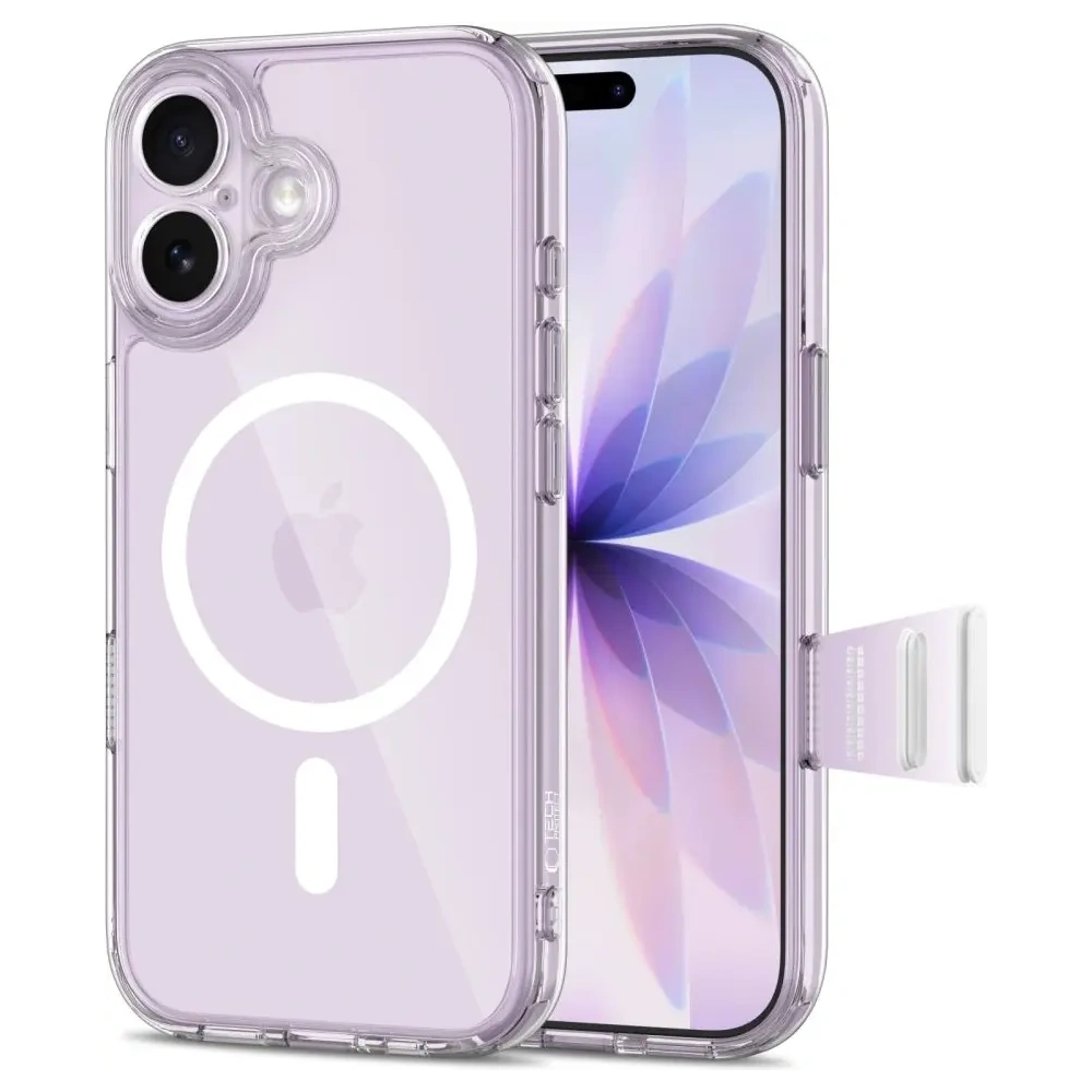 Etui Tech-Protect Magpeak MagSafe CC do Apple iPhone 17 Clear
