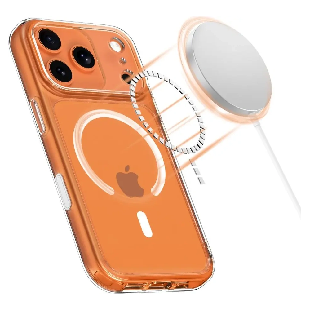 Etui Tech-Protect Magpeak MagSafe CC do Apple iPhone 17 Pro Clear