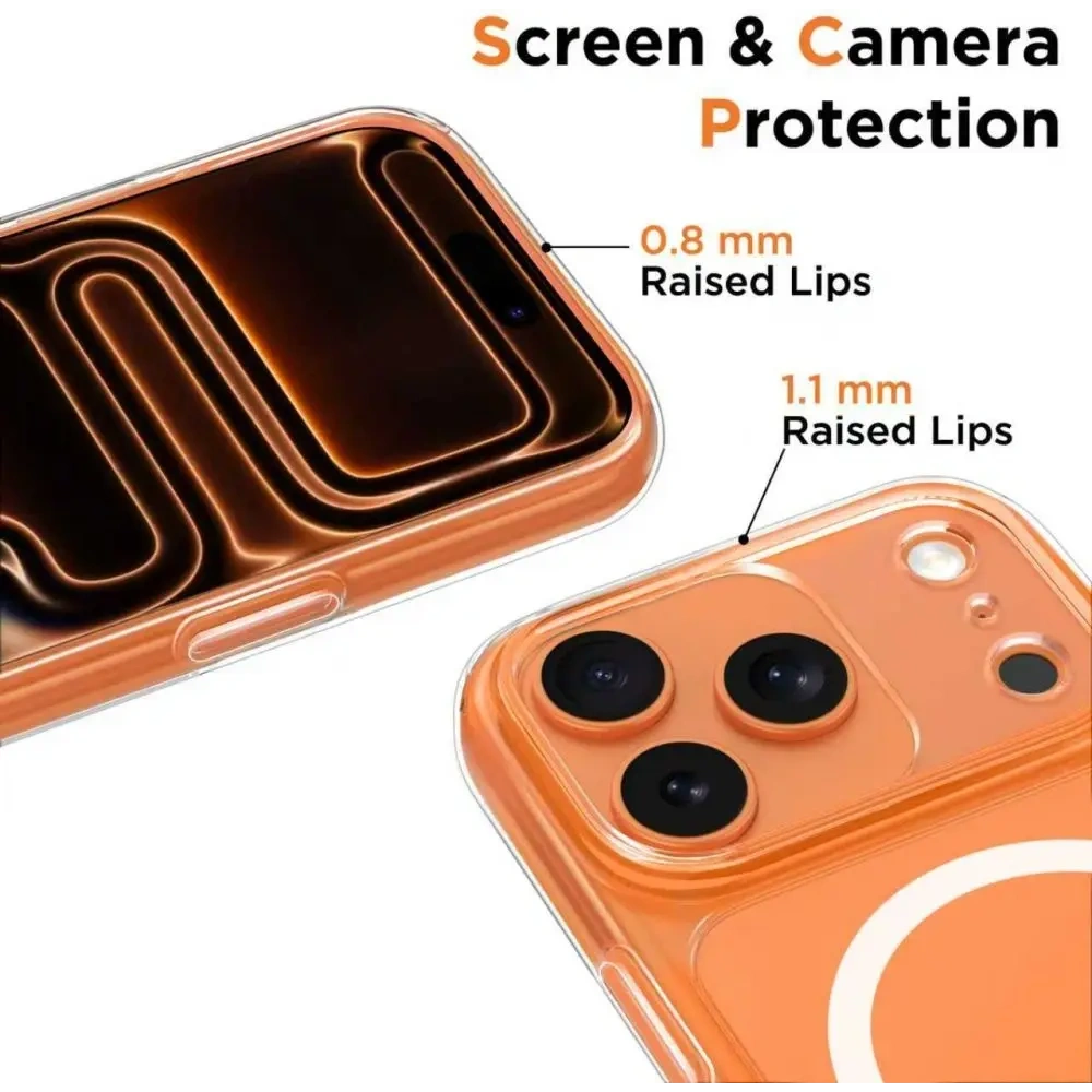 Etui Tech-Protect Magpeak MagSafe CC do Apple iPhone 17 Pro Max Clear