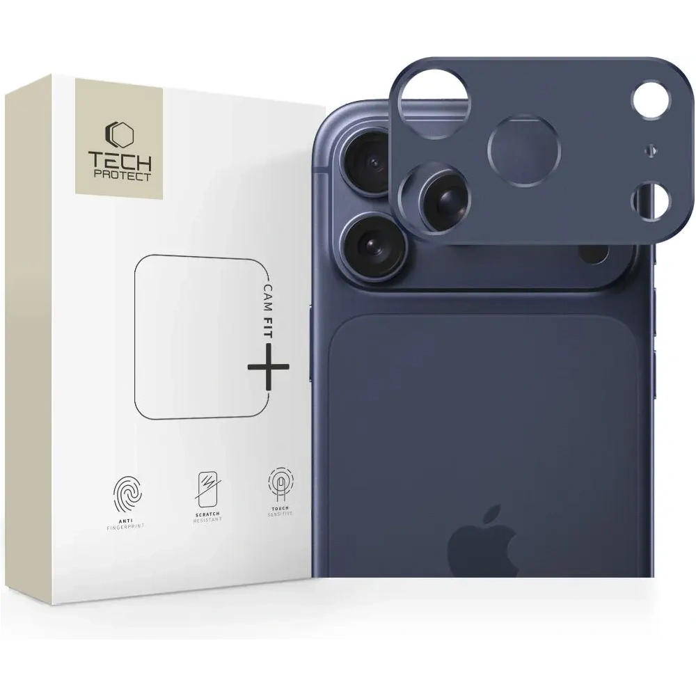 Osłona aparatu Tech-Protect Camalloy Fit+ do Apple iPhone 17 Pro Max Deep Blue