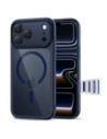 Etui Tech-Protect Magpeak MagSafe CC do Apple iPhone 17 Pro Deep Blue/clear